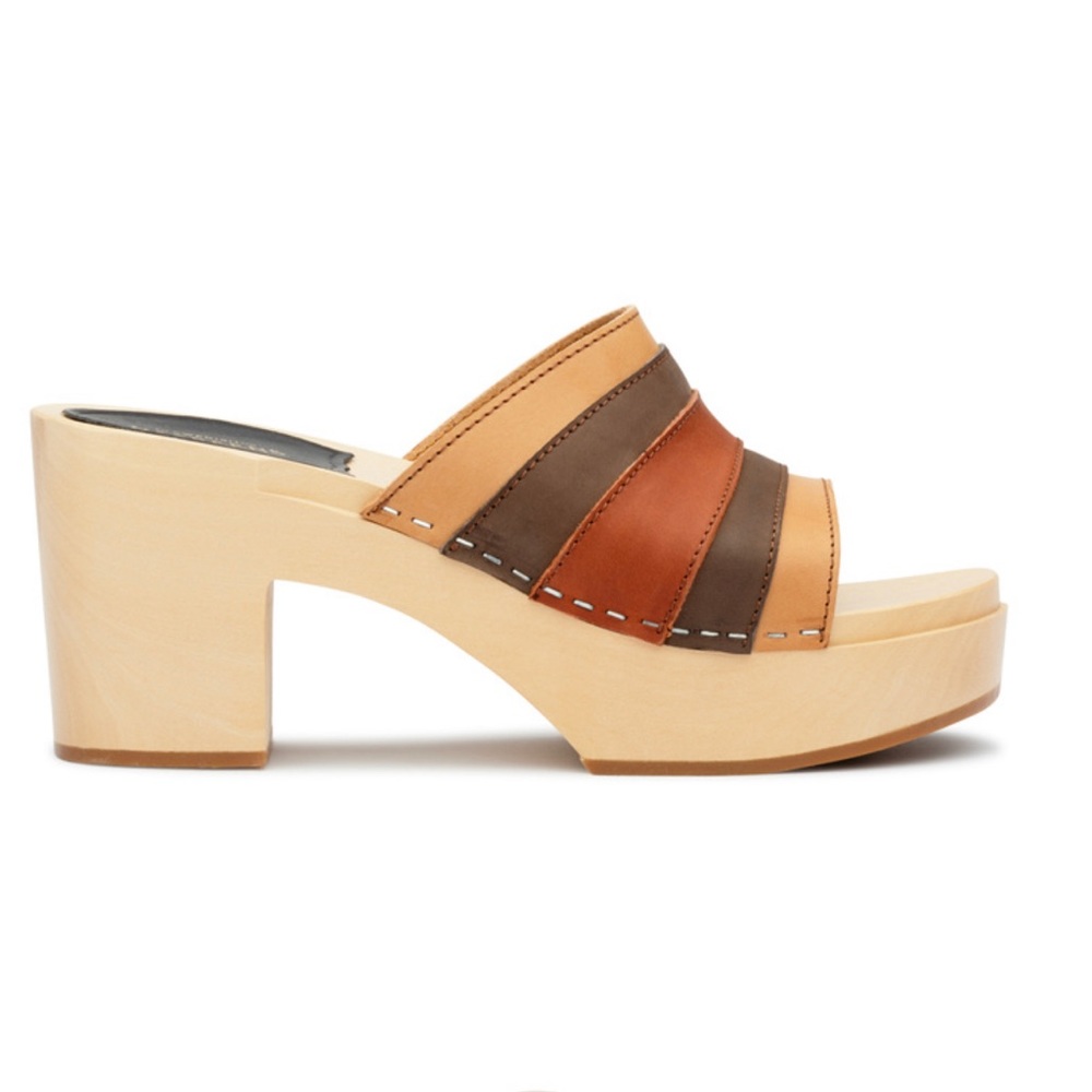 SWEDISH HASBEENS Anki Platform Heel Clog Sandal 8